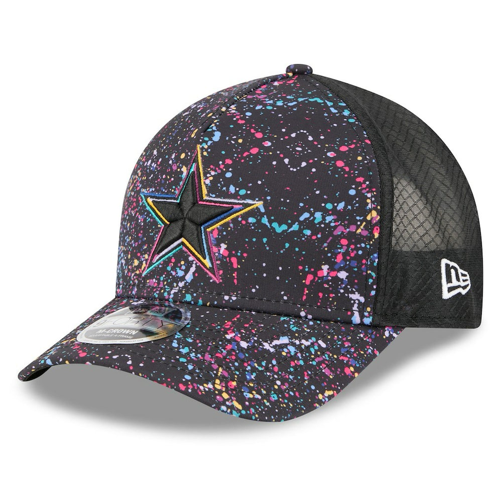Dallas Cowboys New Era Youth 2025 NFL Crucial Catch 9FORTY Adjustable Hat Black