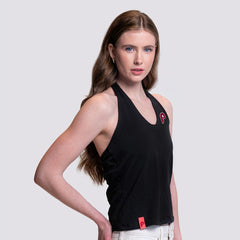 Philadelphia Phillies Lusso Women's Noelle V-Neck Tank Top - Black - MLB on Sale