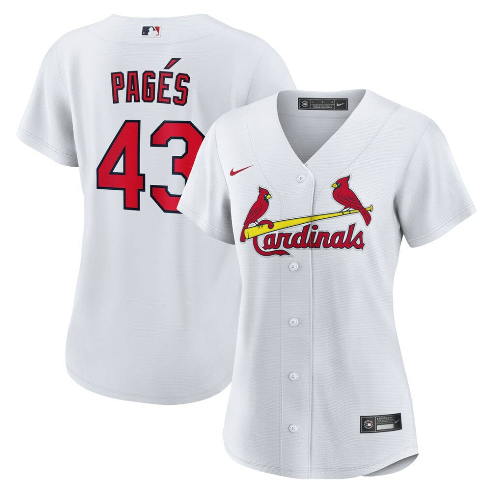 Pedro Pagés St. Louis Cardinals Nike Women's Home Replica Jersey - White - Nike Discount