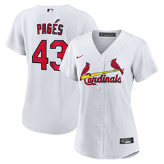 Pedro Pagés St. Louis Cardinals Nike Women's Home Replica Jersey - White - Nike Discount