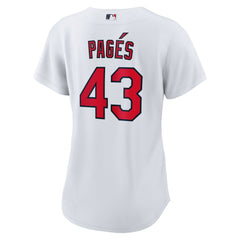 Pedro Pagés St. Louis Cardinals Nike Women's Home Replica Jersey - White - Nike Discount