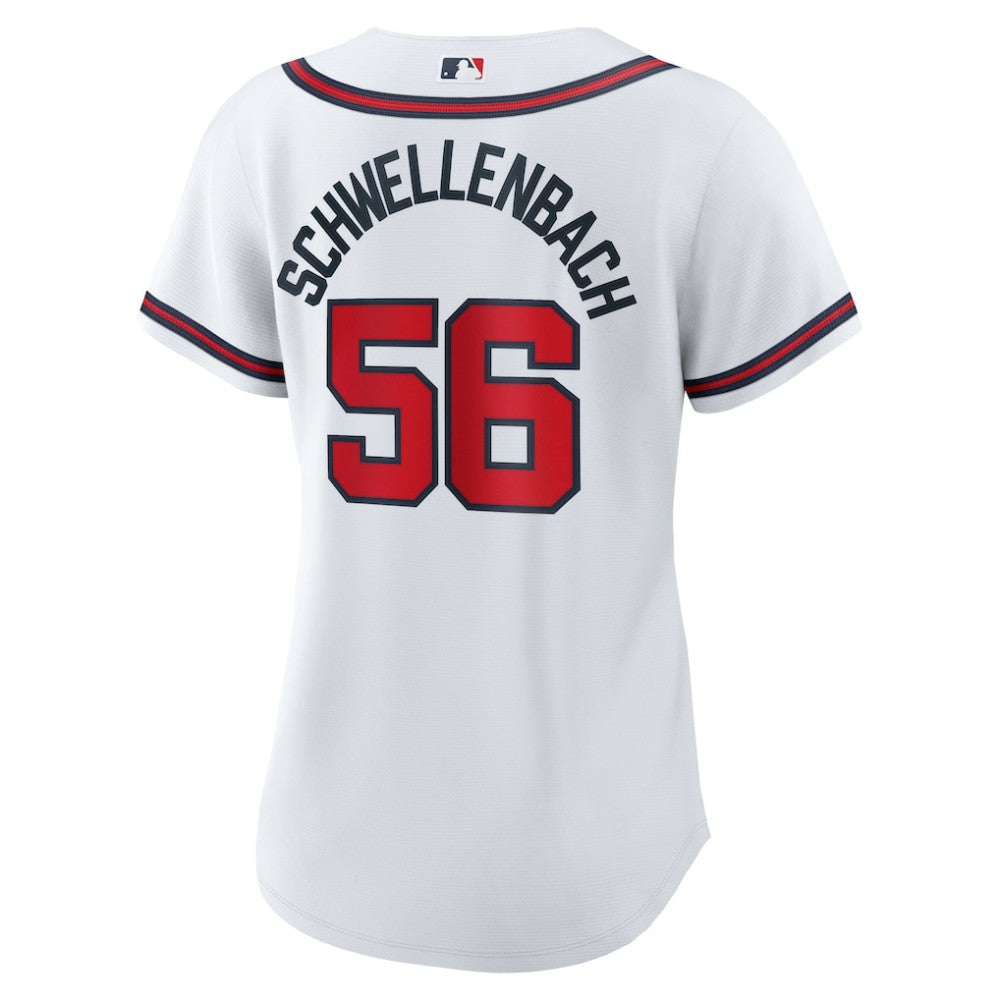 Spencer Schwellenbach Atlanta Braves Nike Women's Home Replica Jersey - White - Nike Sale