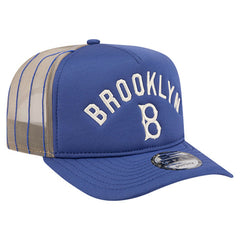 Los Angeles Dodgers New Era Vintage Arched Foam Front 9FIFTY A-Frame Adjustable Trucker Hat - Royal - New Era on Sale