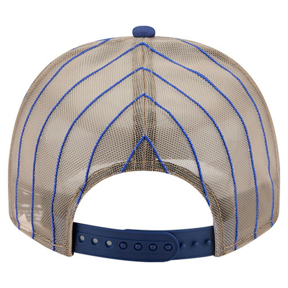 Los Angeles Dodgers New Era Vintage Arched Foam Front 9FIFTY A-Frame Adjustable Trucker Hat - Royal - New Era on Sale