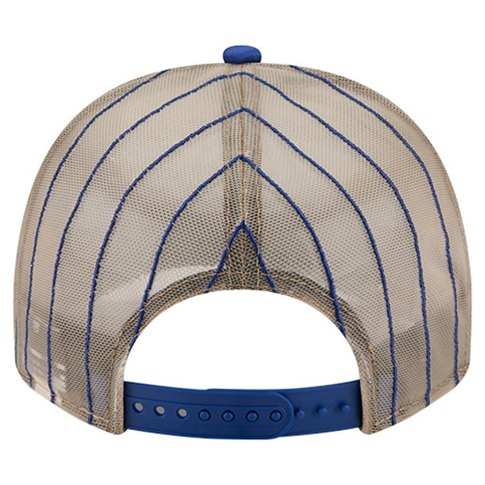 Chicago Cubs New Era Vintage Arched Foam Front 9FIFTY A-Frame Adjustable Trucker Hat - Royal - New Era Sale