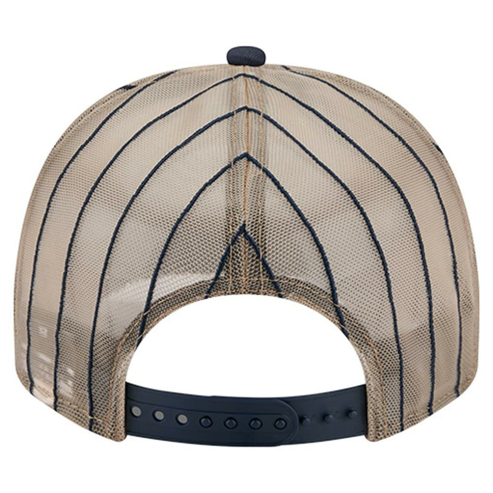 Houston Astros New Era Vintage Arched Foam Front 9FIFTY A-Frame Adjustable Trucker Hat - Navy - New Era on Sale