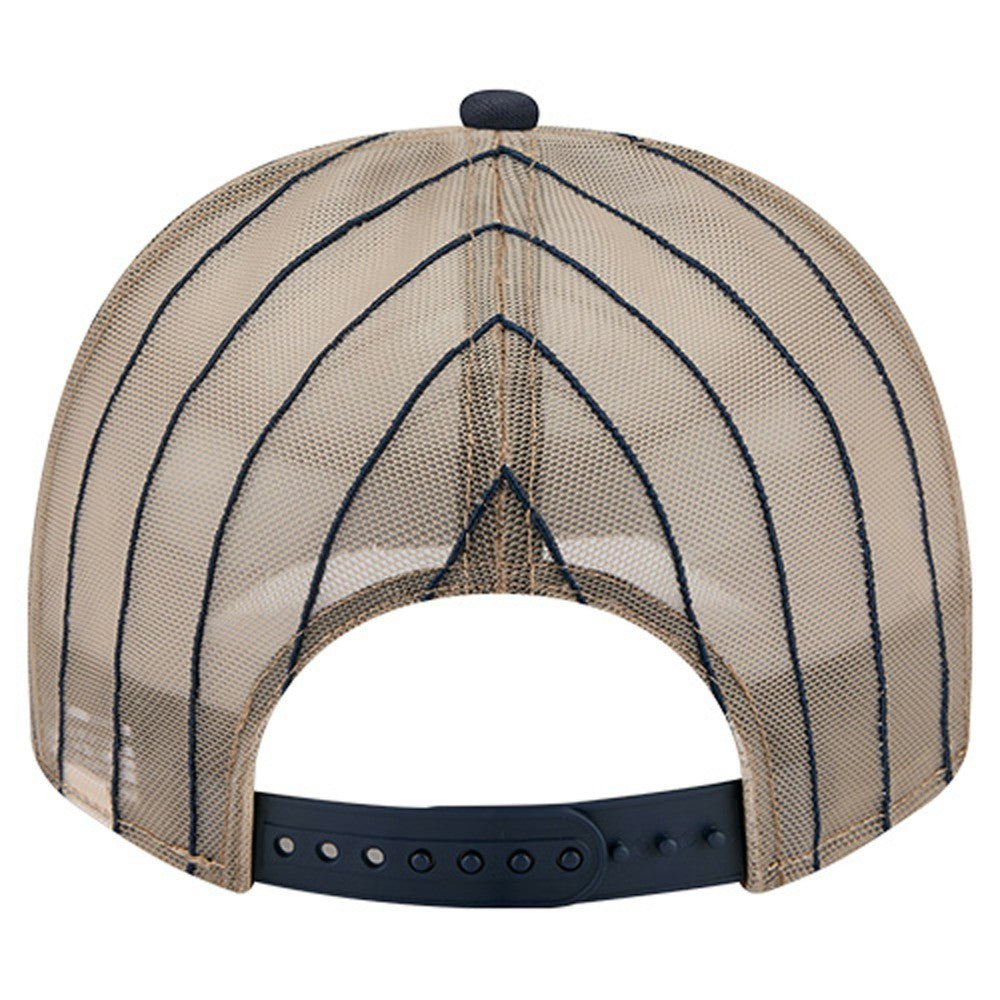 New York Yankees New Era Vintage Arched Foam Front 9FIFTY A-Frame Adjustable Trucker Hat - Navy - New Era Lifestyle