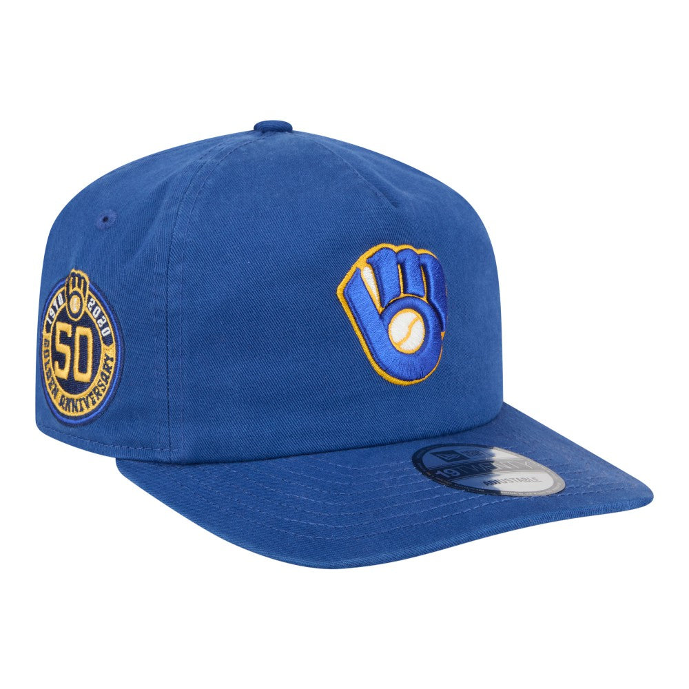 Milwaukee Brewers New Era Championship 19TWENTY Adjustable Hat - Royal - New Era on Sale