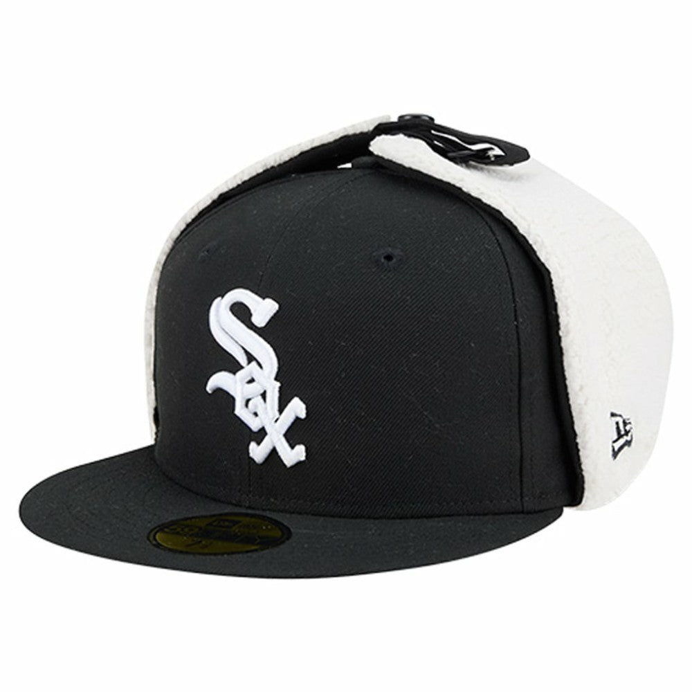 Chicago White Sox New Era Dog Ear Classic 59FIFTY Fitted Hat - Black - New Era Discount