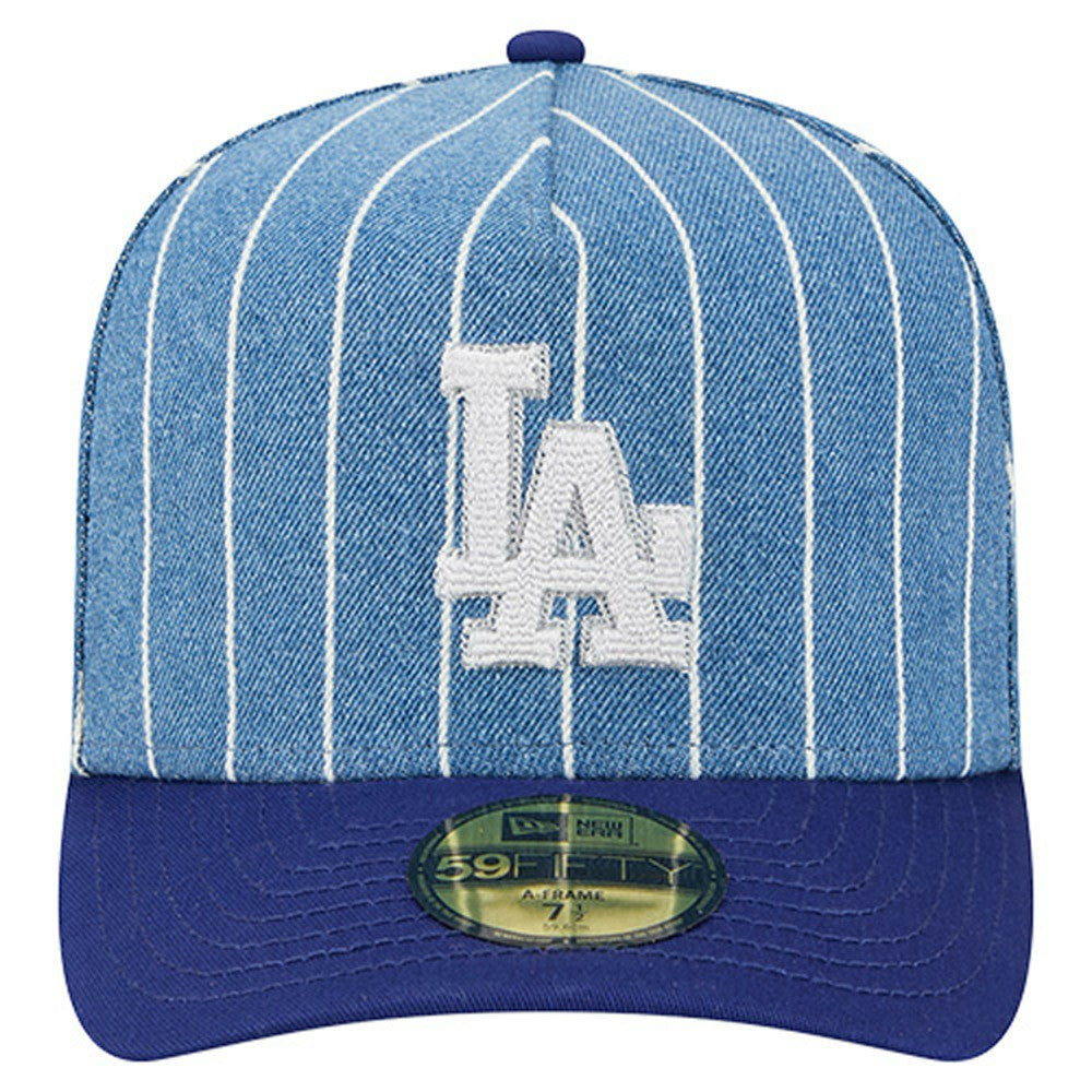Los Angeles Dodgers New Era Parallel A-Frame 59FIFTY Fitted Hat - Blue/Royal - New Era Lifestyle