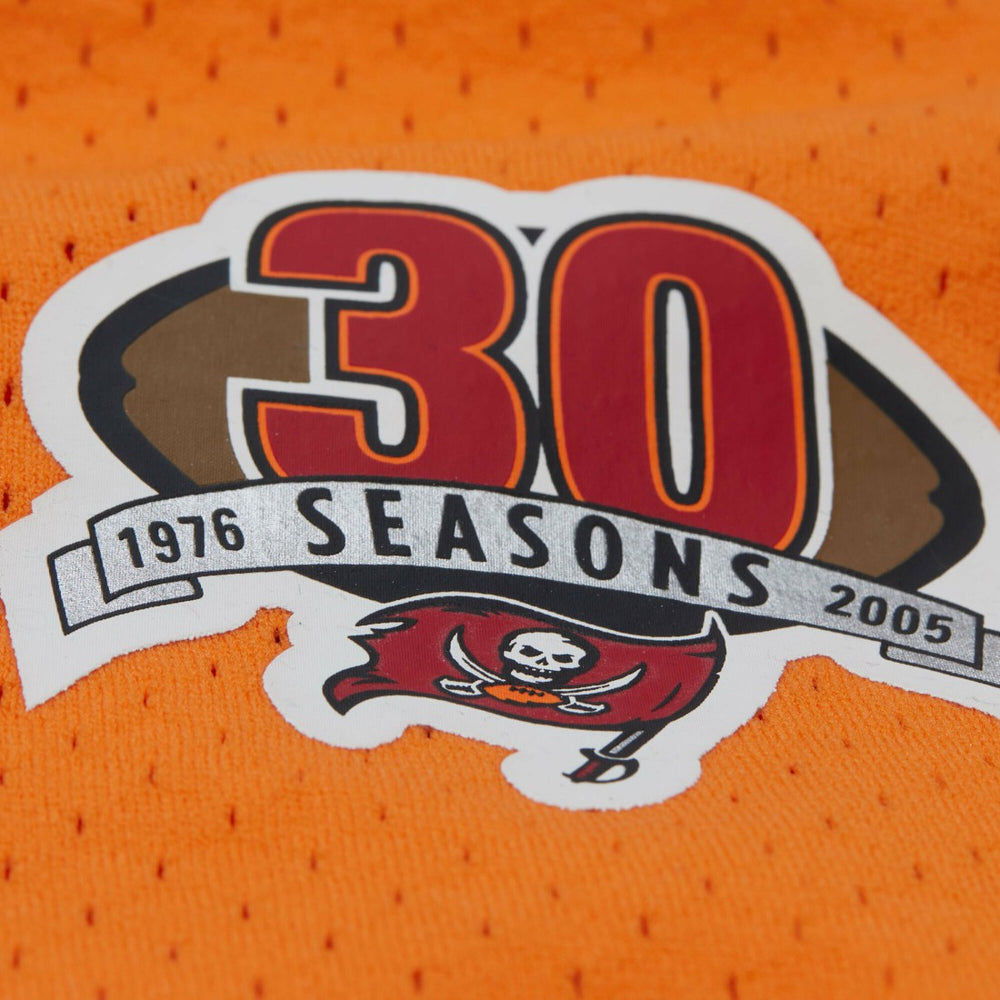 Mitchell & Ness Warren Sapp Tampa Bay Buccaneers Retired Player Name & Number Mesh Top Orange