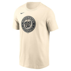 Washington Nationals Nike Camo Logo T-Shirt - Cream - Nike on Sale
