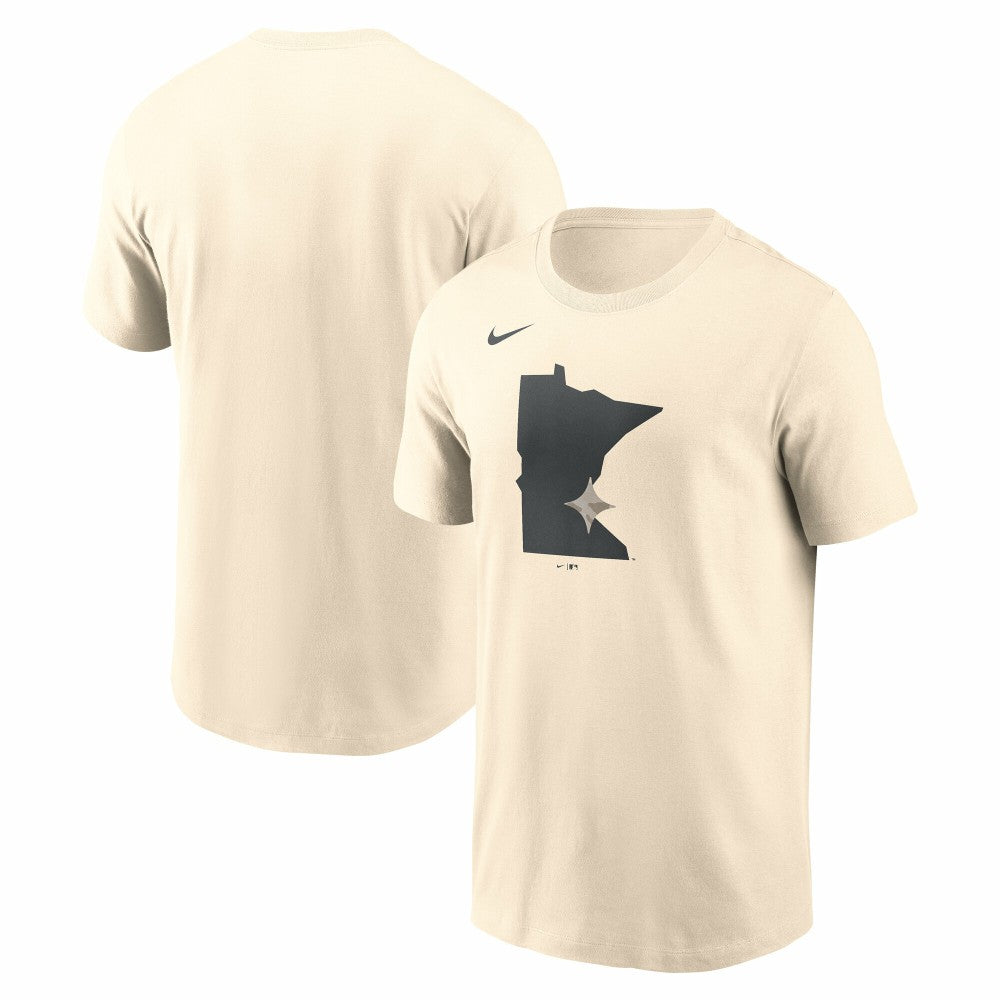 Minnesota Twins Nike Camo Logo T-Shirt - Cream - Nike Lifestyle