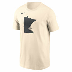 Minnesota Twins Nike Camo Logo T-Shirt - Cream - Nike Lifestyle