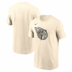 Cleveland Guardians Nike Camo Logo T-Shirt - Cream - Nike Lifestyle