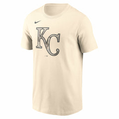 Kansas City Royals Nike Camo Logo T-Shirt - Cream - Nike Lifestyle