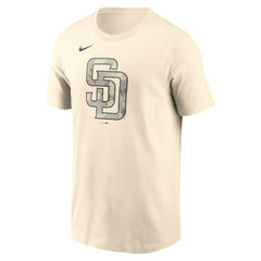 San Diego Padres Nike Camo Logo T-Shirt - Cream - Nike Discount