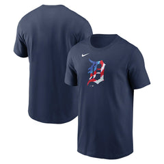 Detroit Tigers Nike Americana T-Shirt - Navy - Nike Online