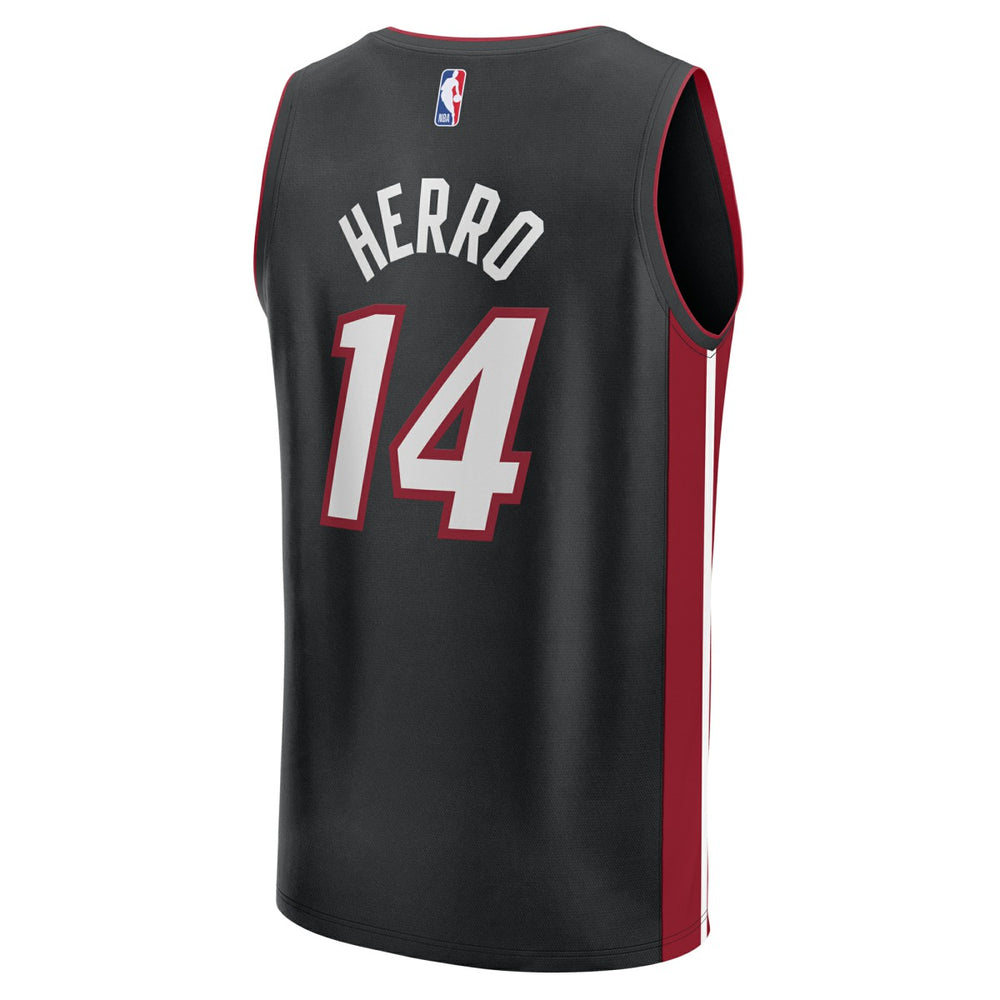 Tyler Herro Miami Heat Fast Break Replica Player Jersey Black Icon Edition | Fanatics US