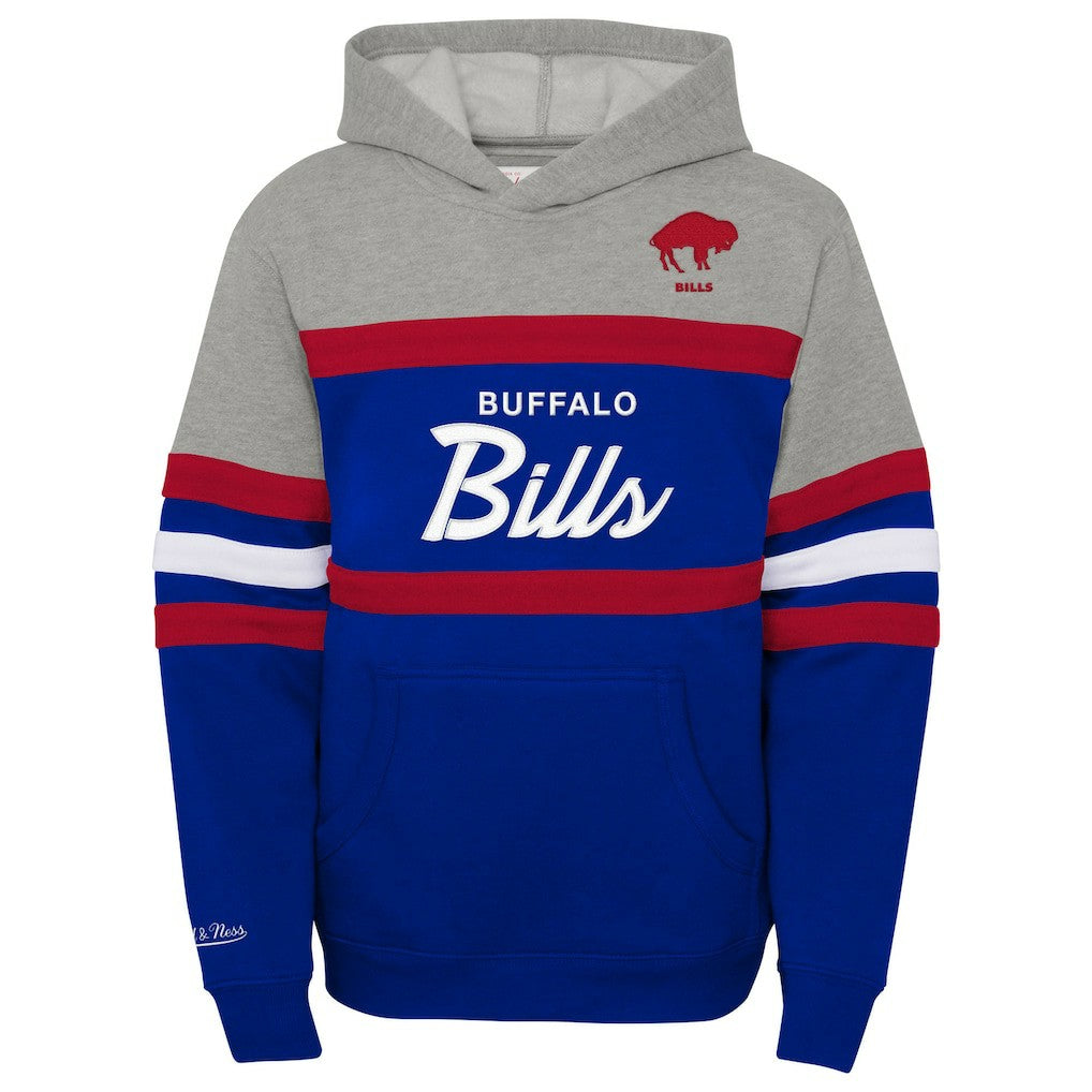 Mitchell & Ness Buffalo Bills Youth Throwback Head Coach Pullover Hoodie Royal