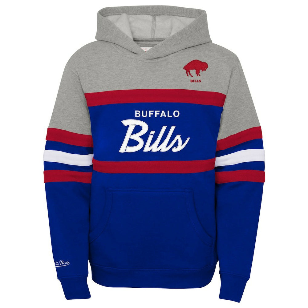 Mitchell & Ness Buffalo Bills Youth Throwback Head Coach Pullover Hoodie Royal