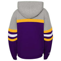Mitchell & Ness Minnesota Vikings Youth Throwback Head Coach Pullover Hoodie Purple