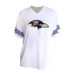 Fanatics Lamar Jackson Baltimore Ravens Women's Plus Size Fashion Jersey White
