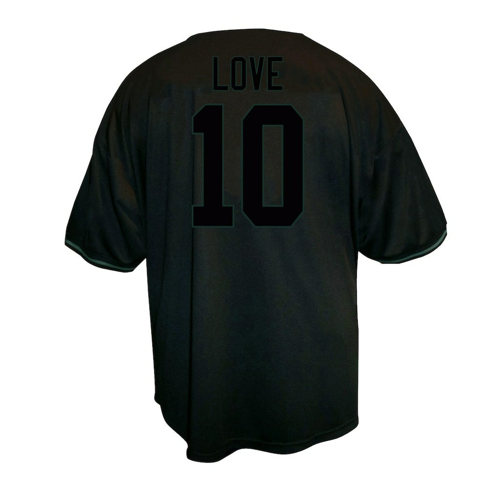 Fanatics Jordan Love Green Bay Packers Big & Tall Baseball Button-Up Shirt Black