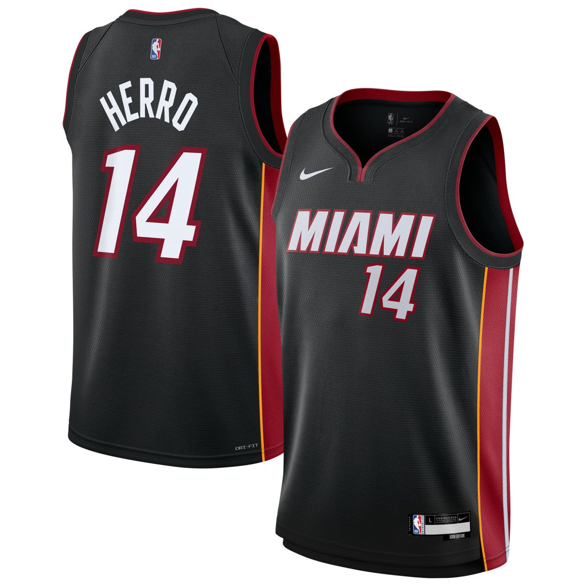 Tyler Herro Miami Heat Youth Swingman Jersey Icon Edition Black | Nike US