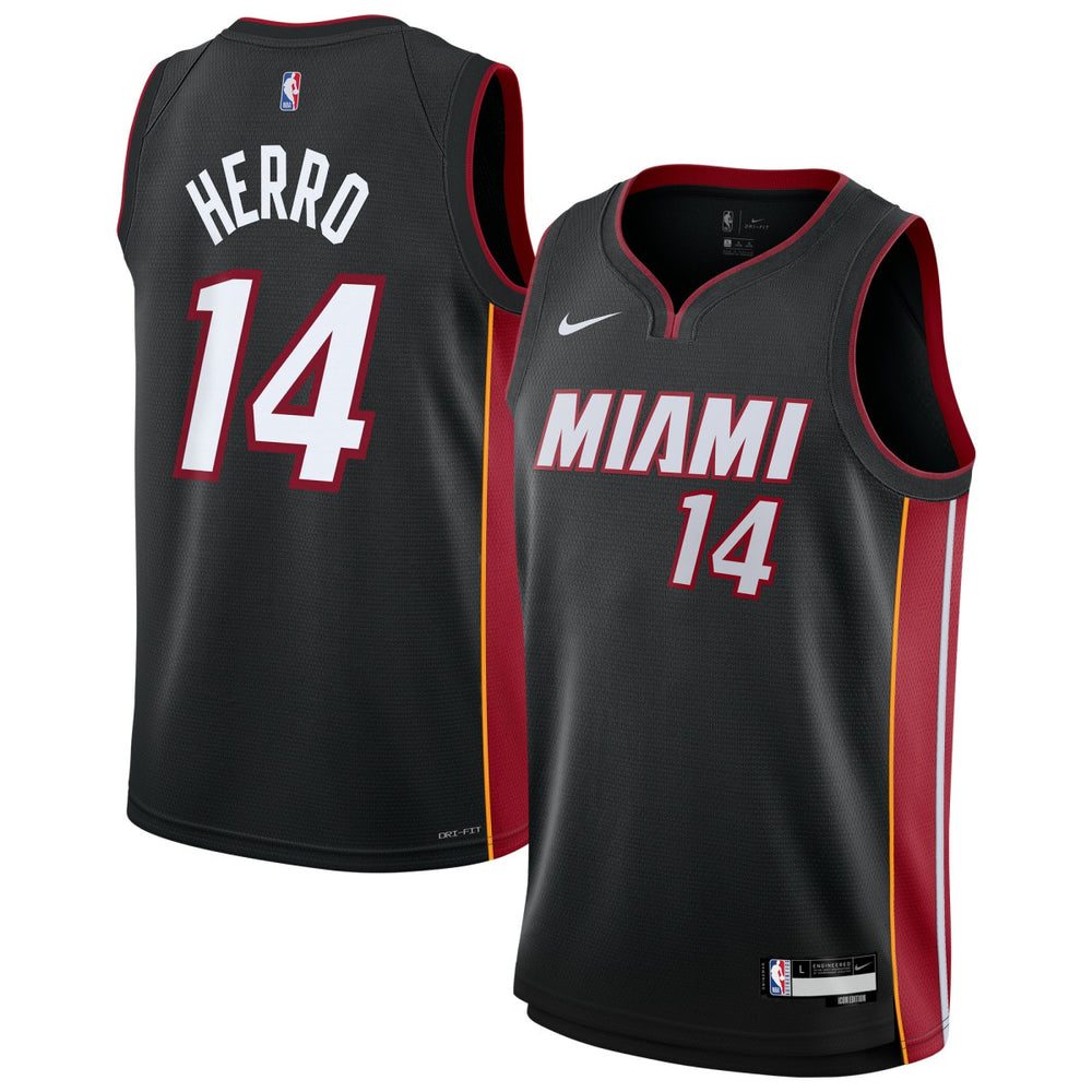 Tyler Herro Miami Heat Youth Swingman Jersey Icon Edition Black | Nike US