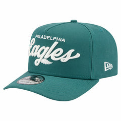 Philadelphia Eagles New Era Local Play A-Frame 9FIFTY Snapback Hat Midnight Green