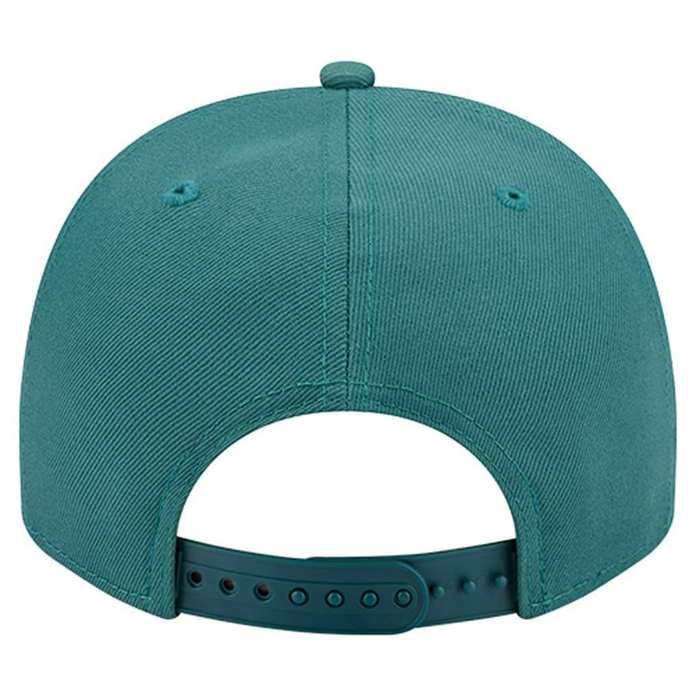 Philadelphia Eagles New Era Local Play A-Frame 9FIFTY Snapback Hat Midnight Green