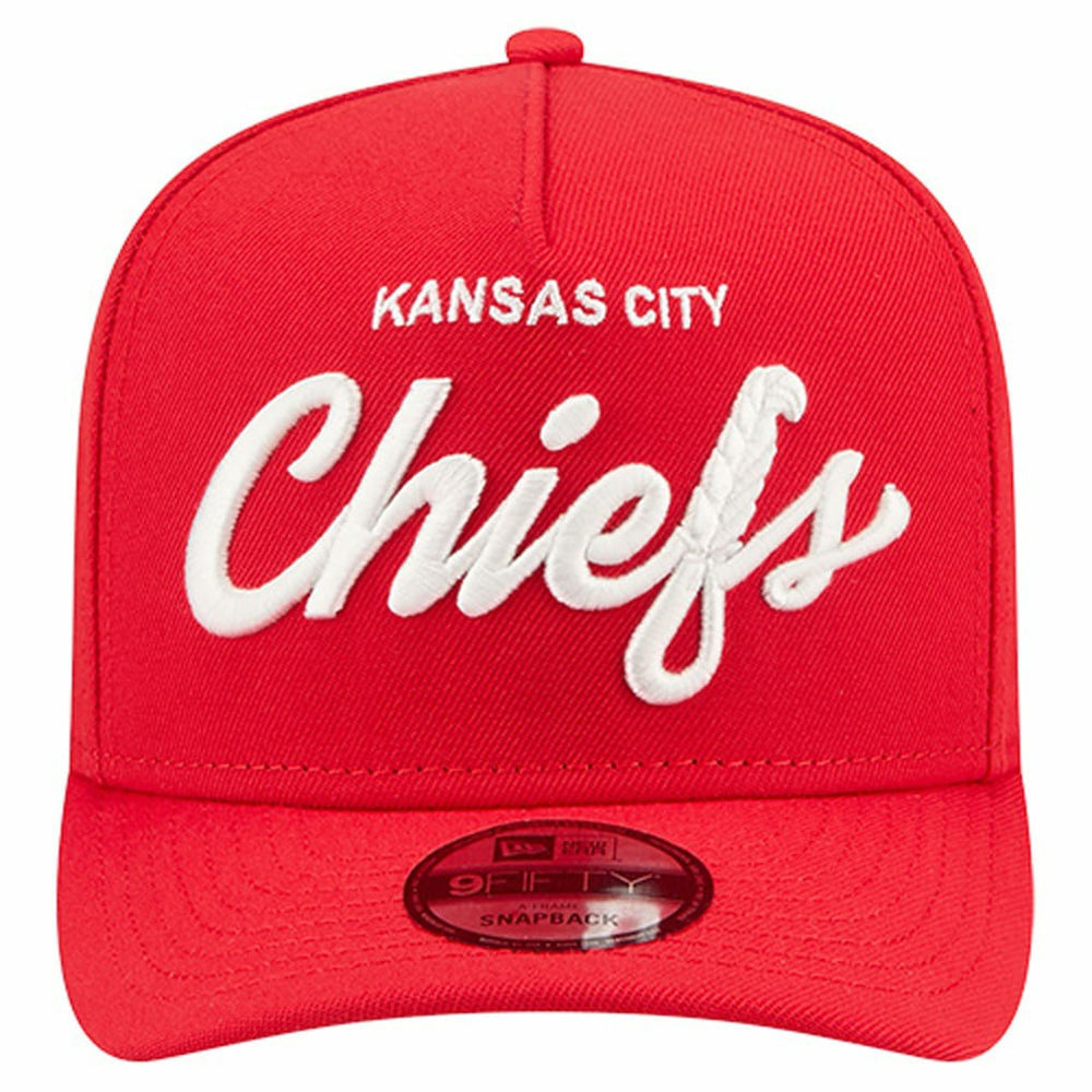 Kansas City Chiefs New Era Local Play A-Frame 9FIFTY Snapback Hat Red