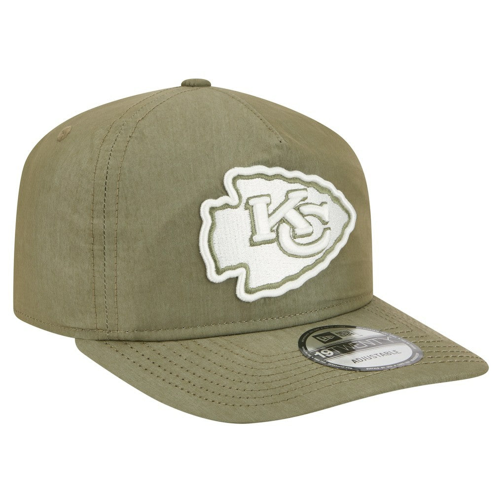 Kansas City Chiefs New Era Nylon 19TWENTY Adjustable Hat Olive