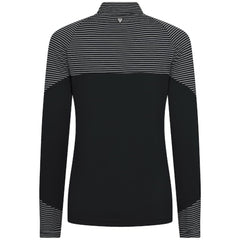 Pittsburgh Pirates Levelwear Women's Classic Stripes Insignia 2.0 Raglan Quarter-Zip Top - Black - MLB Discount