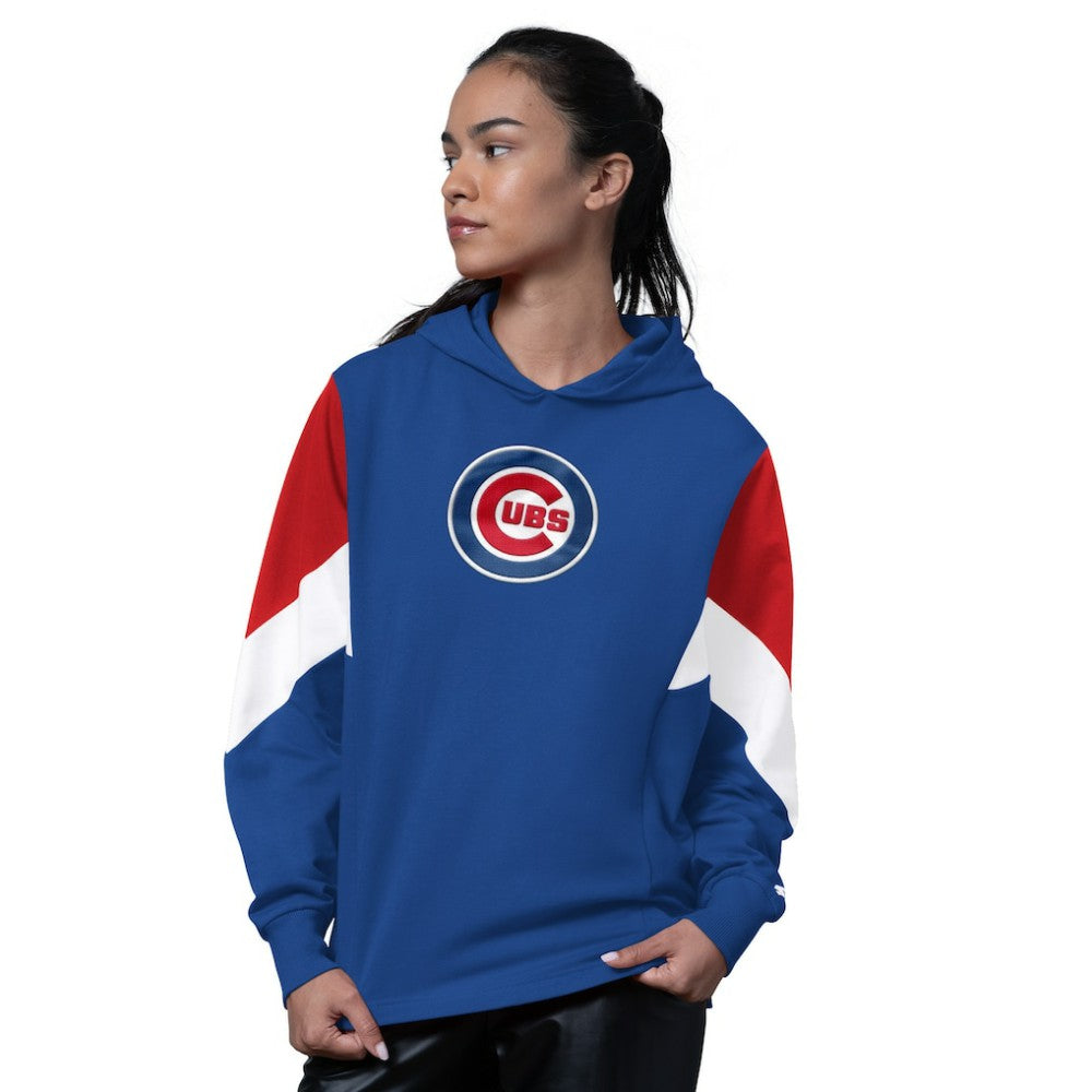 Chicago Cubs Starter Women's Scrimmage Pullover Hoodie - Royal - MLB on Sale
