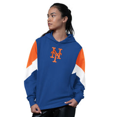 New York Mets Starter Women's Scrimmage Pullover Hoodie - Royal - MLB Sale