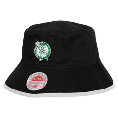 Boston Celtics Flip It Reversible Bucket Hat Black | Mitchell & Ness