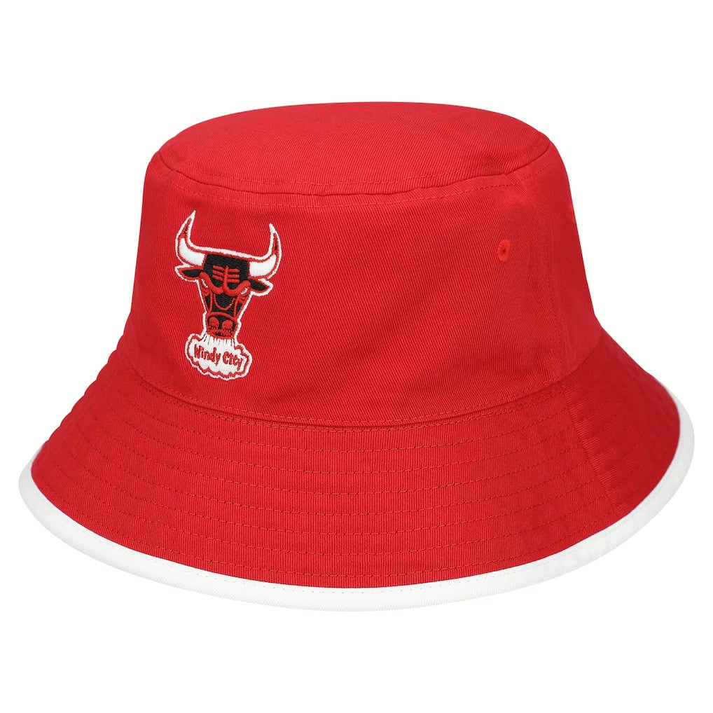 Chicago Bulls Flip It Reversible Bucket Hat Black/Red | Mitchell & Ness Lifestyle