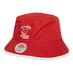 Miami Heat Flip It Reversible Bucket Hat Black | Mitchell & Ness for sale