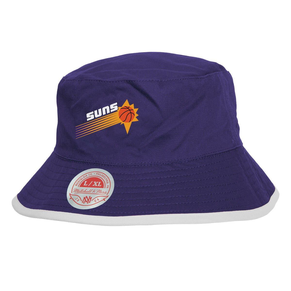 Phoenix Suns Flip It Reversible Bucket Hat Black/Purple | Mitchell & Ness US