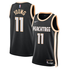 Trae Young Atlanta Hawks Unisex 2025/26 Swingman Jersey Black City Edition | Nike Near Me