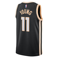 Trae Young Atlanta Hawks Unisex 2025/26 Swingman Jersey Black City Edition | Nike Near Me