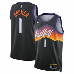 Devin Booker Phoenix Suns Unisex 2025/26 Swingman Jersey Black City Edition | Nike US