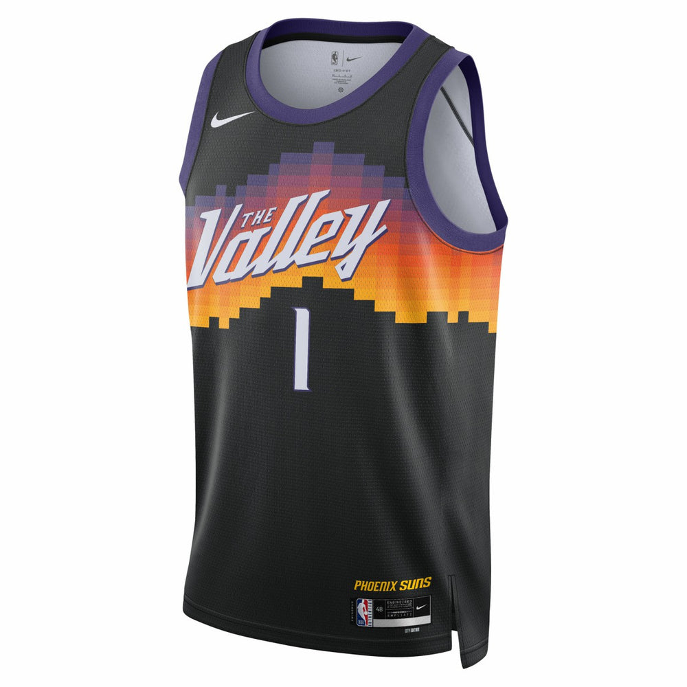 Devin Booker Phoenix Suns Unisex 2025/26 Swingman Jersey Black City Edition | Nike US