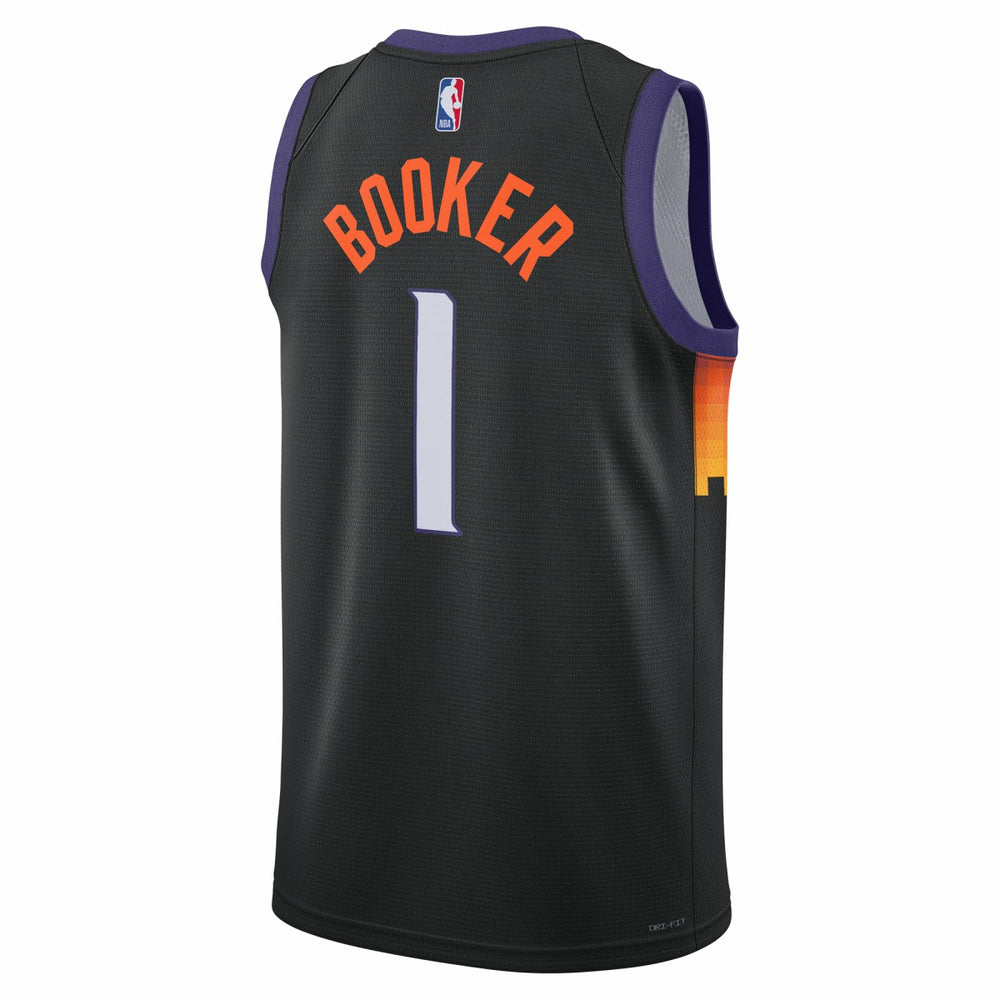 Devin Booker Phoenix Suns Unisex 2025/26 Swingman Jersey Black City Edition | Nike US