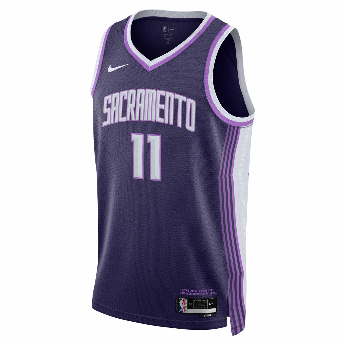 Domantas Sabonis Sacramento Kings Unisex 2025/26 Swingman Jersey Purple City Edition | Nike outlet
