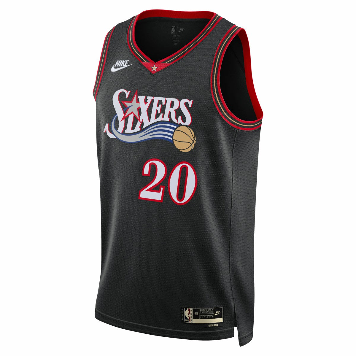 Jared McCain Philadelphia 76ers Unisex Swingman Jersey Classic Edition Black | Nike