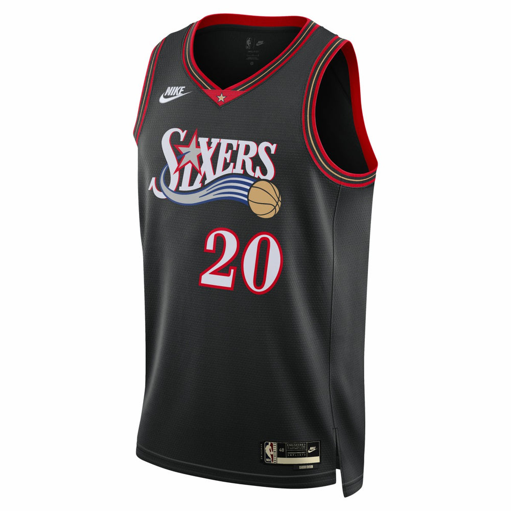 Jared McCain Philadelphia 76ers Unisex Swingman Jersey Classic Edition Black | Nike