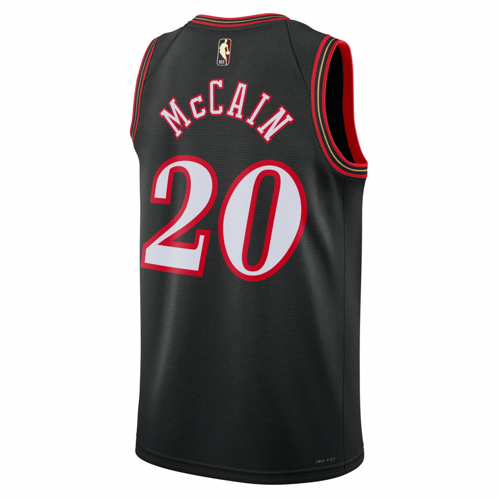Jared McCain Philadelphia 76ers Unisex Swingman Jersey Classic Edition Black | Nike